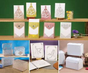 Invitations, Guest Books & Money Banks